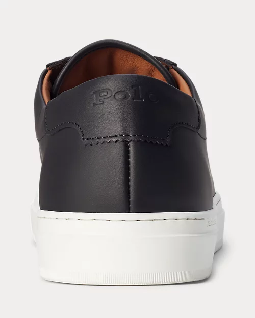 lauren ralph lauren Zapatilla deportiva Jermain de piel para hombre | Ralph Lauren® ES ÚLTIMAS EDICIONES
