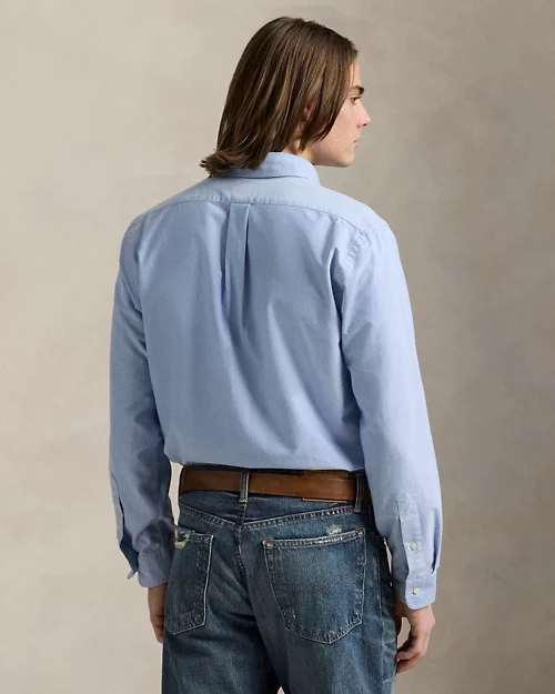 lauren ralph lauren Camisa oxford Custom Fit con Polo Bear para hombre | Ralph Lauren® ES Último día