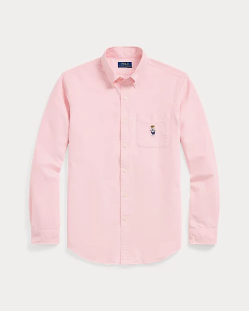 lauren ralph lauren Camisa oxford Custom Fit con Polo Bear para hombre | Ralph Lauren® ES Precio de fábrica