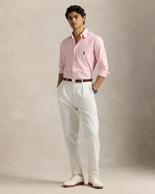 lauren ralph lauren Camisa oxford Custom Fit con Polo Bear para hombre | Ralph Lauren® ES Precio de fábrica