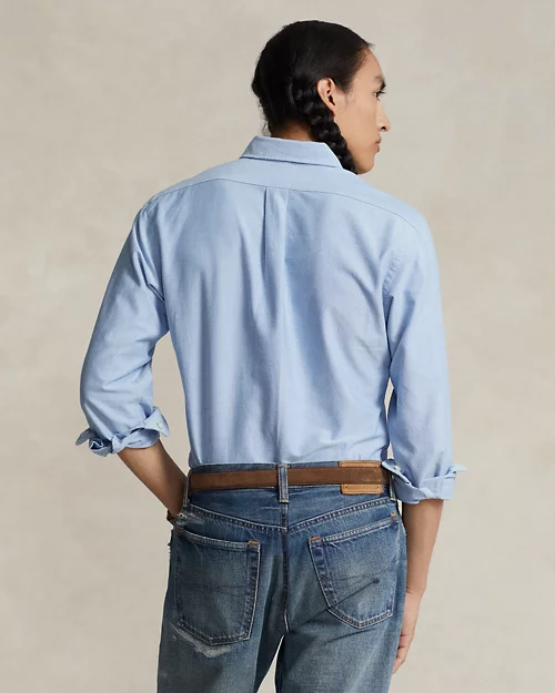 lauren ralph lauren Camisa oxford Custom Fit con Polo Bear para hombre | Ralph Lauren® ES Promoción por tiempo limitado
