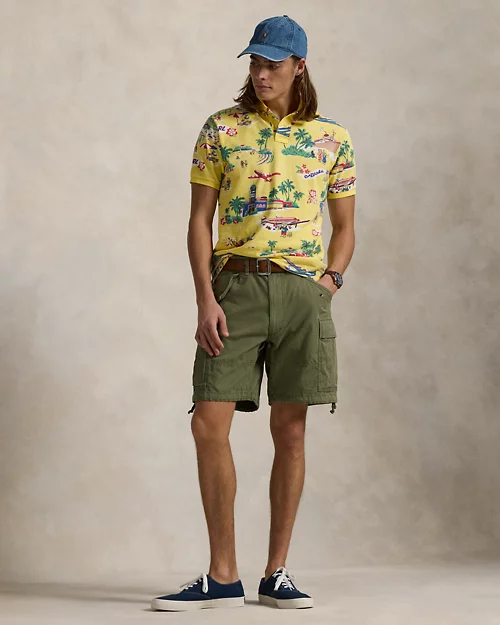 lauren ralph lauren Polo de piqué Custom Slim con Polo Bear para hombre | Ralph Lauren® ES Oferta especial de fábrica