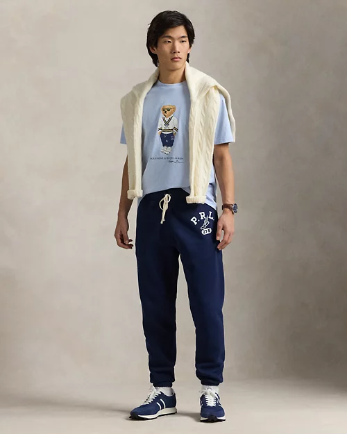 lauren ralph lauren Camiseta de punto con Polo Bear para hombre | Ralph Lauren® ES Superdescuento