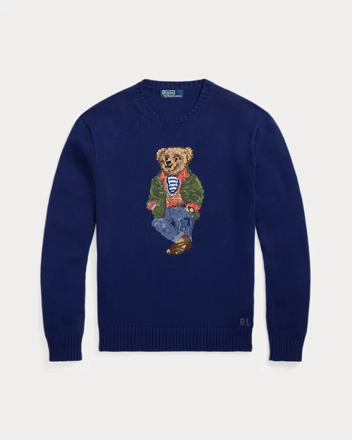 lauren ralph lauren Jersey de algodón con Polo Bear para hombre | Ralph Lauren® ES Liquidación