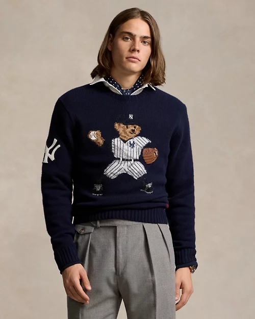 lauren ralph lauren Jersey de los Yankees con Polo Bear para hombre | Ralph Lauren® ES Envío internacional gratuito