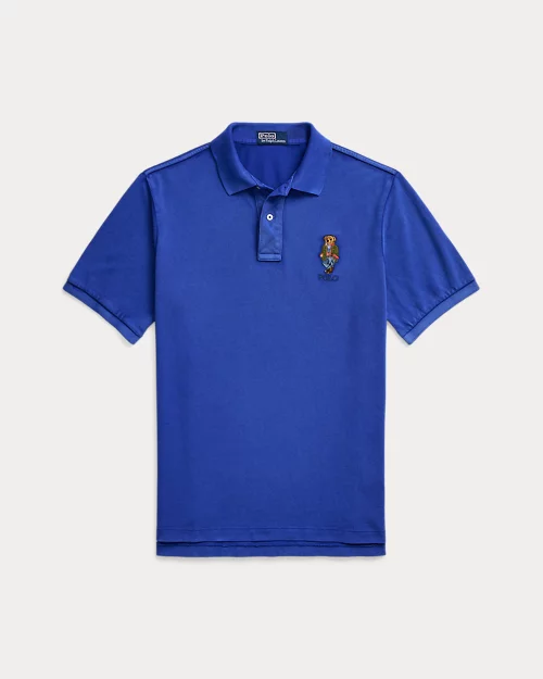 lauren ralph lauren Polo de piqué Classic Fit con Polo Bear para hombre | Ralph Lauren® ES En oferta