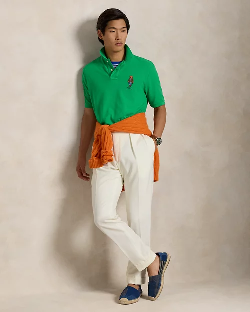 lauren ralph lauren Polo de piqué Classic Fit con Polo Bear para hombre | Ralph Lauren® ES Libre de impuestos