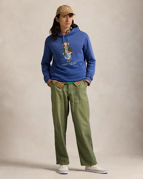 lauren ralph lauren Sudadera de felpa teñida con Polo Bear para hombre | Ralph Lauren® ES Descuento por venta flash