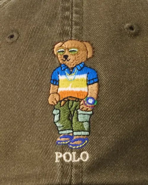 lauren ralph lauren Gorra de sarga con Polo Bear para hombre | Ralph Lauren® ES Ofertas de temporada
