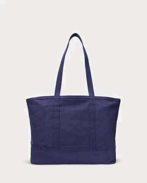 lauren ralph lauren Bolso tote de loneta con Polo Bear para hombre | Ralph Lauren® ES Devoluciones gratuitas
