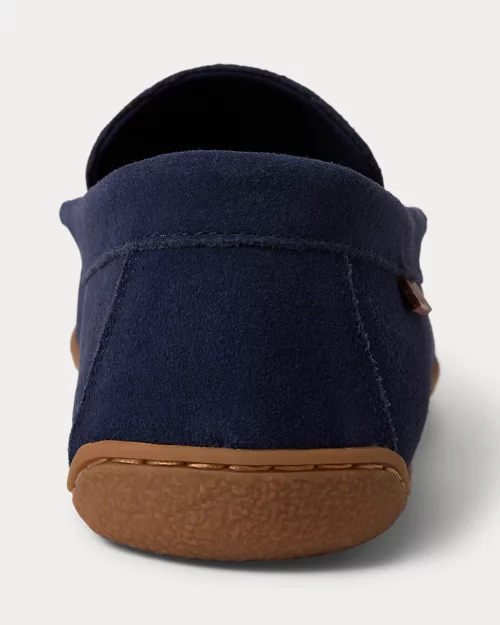 lauren ralph lauren Zapatilla de casa Brenan de ante para hombre | Ralph Lauren® ES En línea