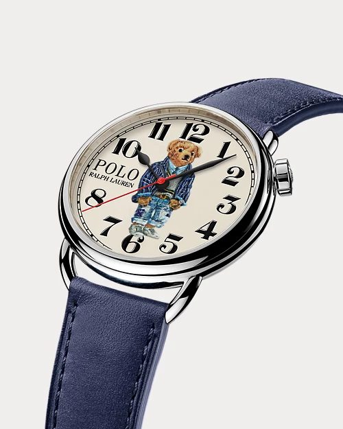 lauren ralph lauren Reloj de acero de 42 mm con Polo Bear para hombre | Ralph Lauren® ES Venta caliente