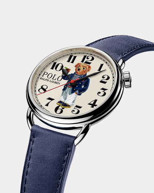 lauren ralph lauren Reloj de acero de 42 mm con Polo Bear para hombre | Ralph Lauren® ES En oferta
