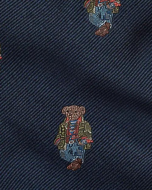lauren ralph lauren Corbata de seda repp con Polo Bear para hombre | Ralph Lauren® ES Gran oferta