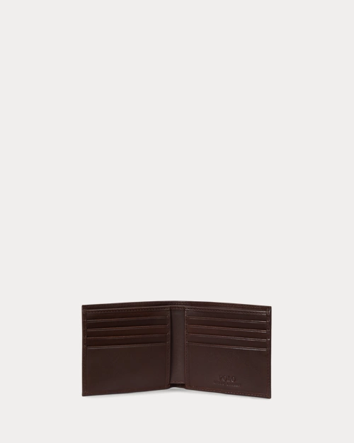 lauren ralph lauren Billetera de piel con Polo Bear para hombre | Ralph Lauren® ES Tienda