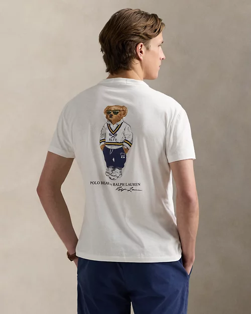 lauren ralph lauren Camiseta de punto con Polo Bear para hombre | Ralph Lauren® ES Tienda