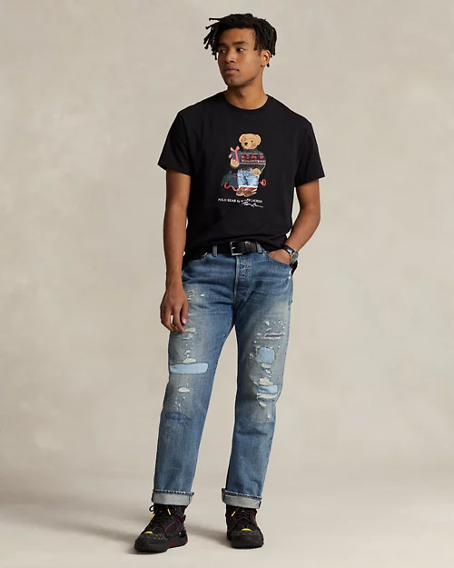 lauren ralph lauren Camiseta de punto Polo Bear Classic Fit para hombre | Ralph Lauren® ES Liquidación