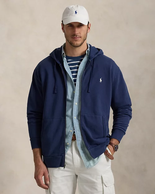 lauren ralph lauren Sudadera de felpa de rizo con capucha para hombre | Ralph Lauren® ES Oferta especial