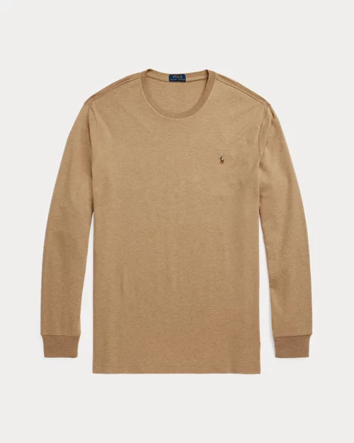 lauren ralph lauren Camiseta de manga larga de algodón suave para hombre | Ralph Lauren® ES Promoción por tiempo limitado