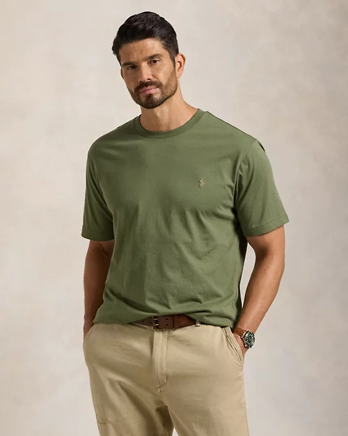 lauren ralph lauren Camiseta de punto con cuello redondo para hombre | Ralph Lauren® ES