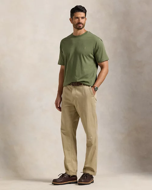 lauren ralph lauren Camiseta de punto con cuello redondo para hombre | Ralph Lauren® ES Grandes descuentos