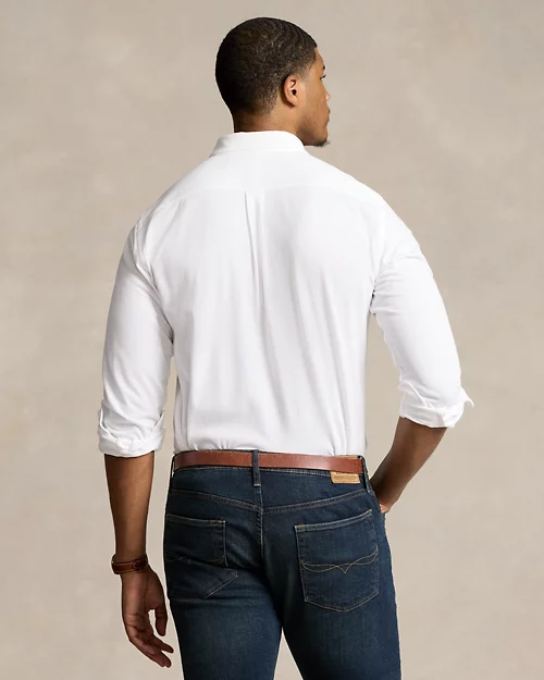 lauren ralph lauren Camisa oxford de punto para hombre | Ralph Lauren® ES Envío internacional gratuito