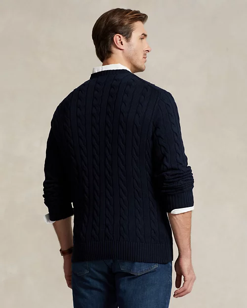 lauren ralph lauren Jersey de algodón en punto de ochos para hombre | Ralph Lauren® ES Ahorra y exporta