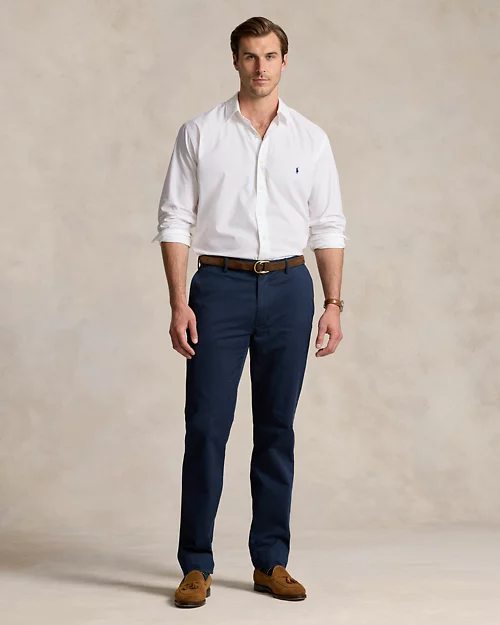 lauren ralph lauren Camisa de popelina elástica para hombre | Ralph Lauren® ES Precios de Black Friday