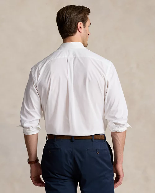 lauren ralph lauren Camisa de popelina elástica para hombre | Ralph Lauren® ES Precios de Black Friday