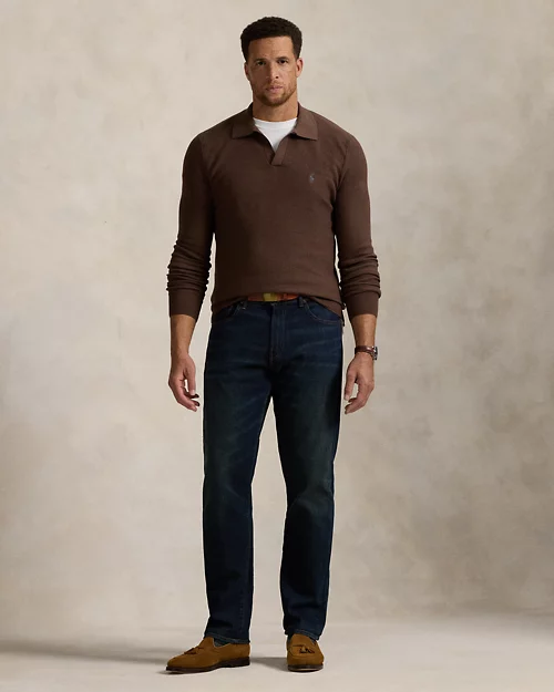 lauren ralph lauren Jersey de algodón en punto de piqué para hombre | Ralph Lauren® ES Libre de impuestos