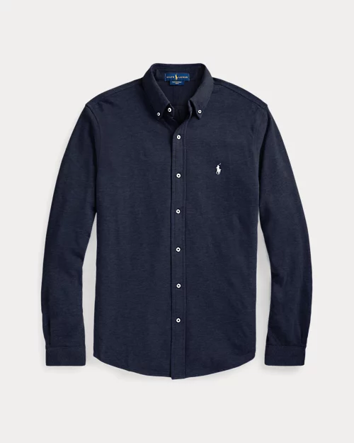 lauren ralph lauren Camisa de piqué ultraligera para hombre | Ralph Lauren® ES Descuentos del mes