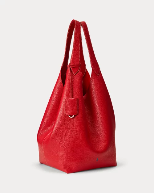 lauren ralph lauren Bolso tote Polo Play grande de piel para mujer | Ralph Lauren® ES Ofertas especiales