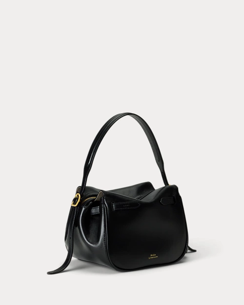 lauren ralph lauren Bolso Satchel Polo ID mini de piel para mujer | Ralph Lauren® ES Outlet
