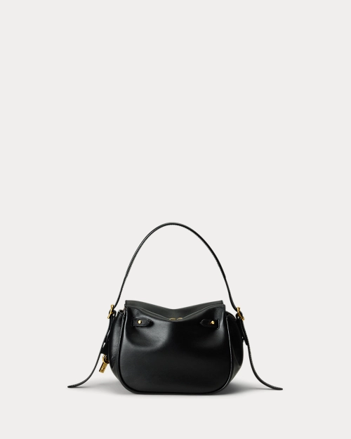 lauren ralph lauren Bolso Satchel Polo ID mini de piel para mujer | Ralph Lauren® ES Outlet
