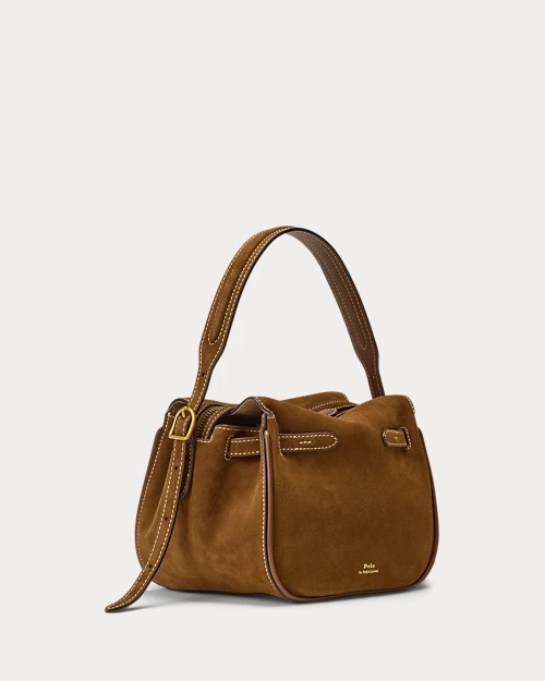 lauren ralph lauren Bolso satchel Polo ID mini de ante para mujer | Ralph Lauren® ES Rebajas