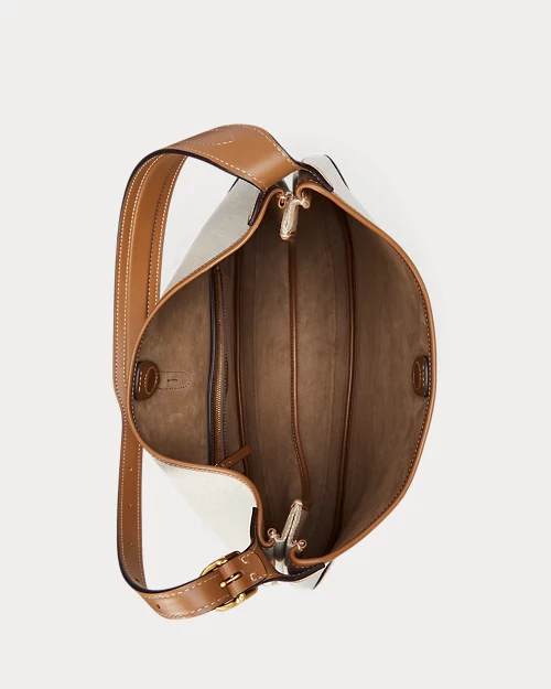 lauren ralph lauren Bolso Shoulder Polo ID de loneta para mujer | Ralph Lauren® ES Gran oferta