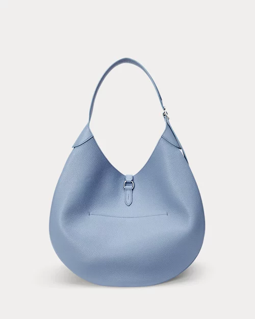 lauren ralph lauren Bolso Shoulder Polo ID de piel grande para mujer | Ralph Lauren® ES Rebajas de fábrica