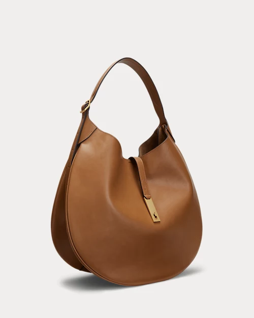 lauren ralph lauren Bolso Shoulder Polo ID de piel grande para mujer | Ralph Lauren® ES Ventas relámpago