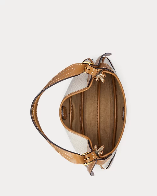 lauren ralph lauren Bolso Shoulder Polo ID de loneta pequeño para mujer | Ralph Lauren® ES Descuento
