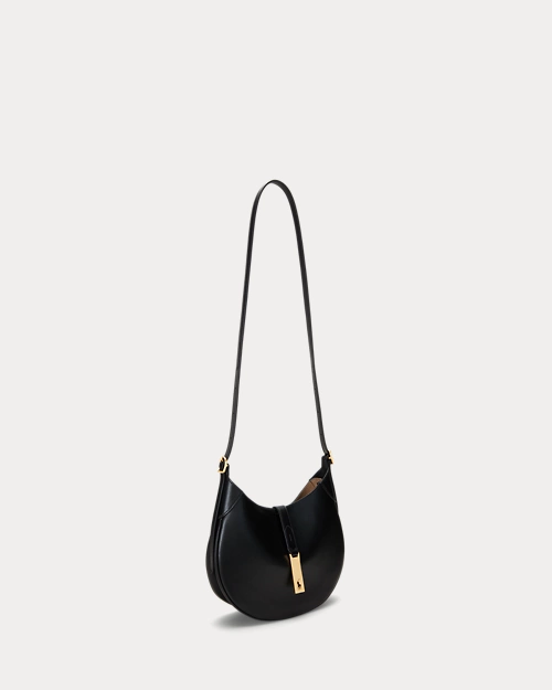 lauren ralph lauren Bolso Shoulder Polo ID de piel pequeño para mujer | Ralph Lauren® ES Tienda