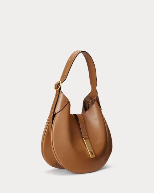 lauren ralph lauren Bolso Shoulder Polo ID pequeño de piel para mujer | Ralph Lauren® ES Rebajas online