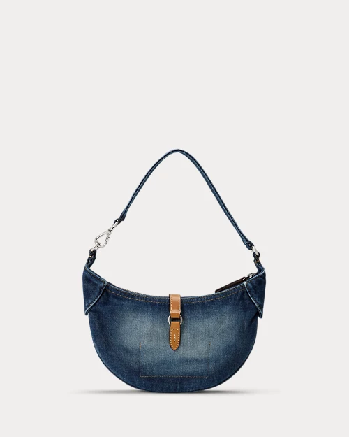 lauren ralph lauren Minibolso de hombro Polo ID vaquero para mujer | Ralph Lauren® ES Envío gratis