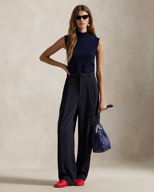 lauren ralph lauren Jersey de cuello vuelto sin mangas para mujer | Ralph Lauren® ES Últimos 2 días