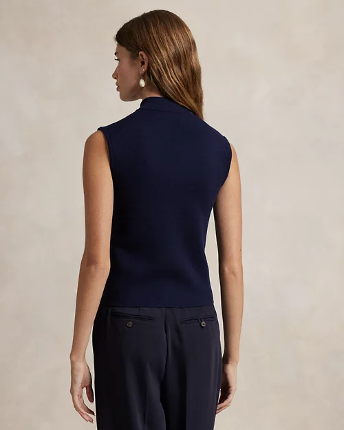 lauren ralph lauren Jersey de cuello vuelto sin mangas para mujer | Ralph Lauren® ES Últimos 2 días