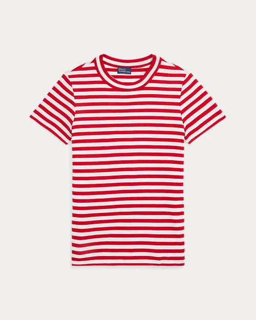 lauren ralph lauren Camiseta de algodón con rayas para mujer | Ralph Lauren® ES Último día