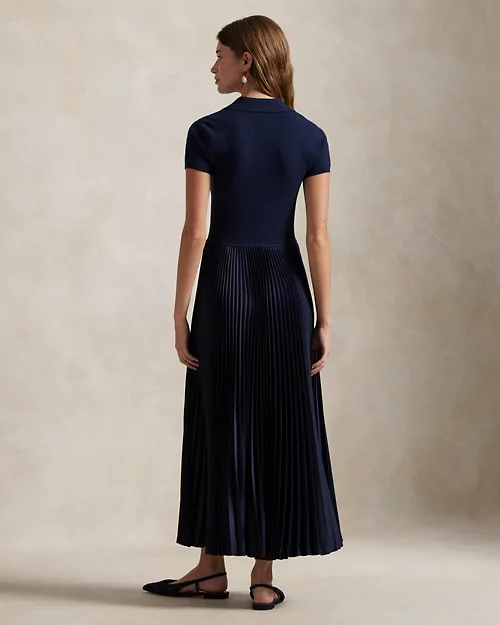 lauren ralph lauren Vestido tipo polo con cuerpo de punto para mujer | Ralph Lauren® ES Oferta especial de fábrica