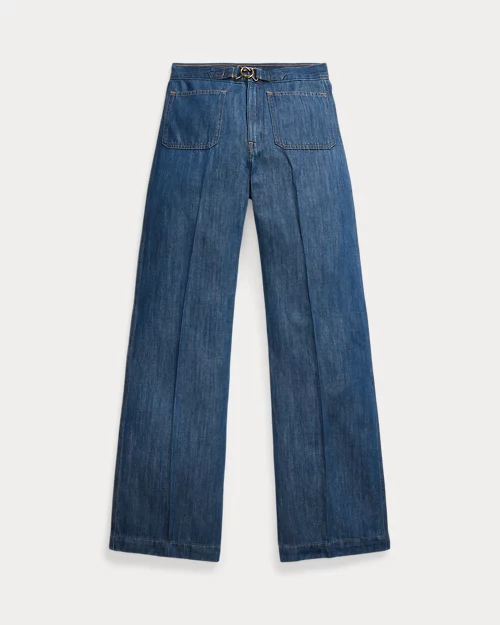 lauren ralph lauren Jeans acampanados de pernera ancha para mujer | Ralph Lauren® ES Superdescuento