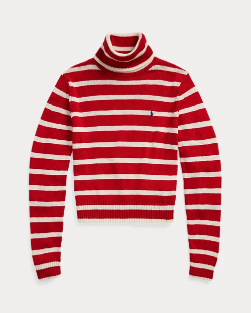 lauren ralph lauren Jersey de cuello vuelto de algodón para mujer | Ralph Lauren® ES Tienda de fábrica