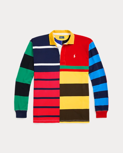 lauren ralph lauren Camiseta de rugby de punto en patchwork para mujer | Ralph Lauren® ES Precios de Black Friday
