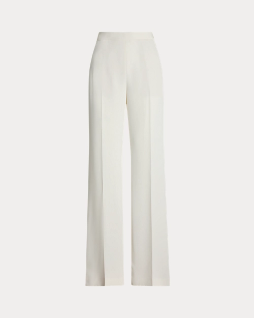 lauren ralph lauren Pantalón de raso con pernera ancha para mujer | Ralph Lauren® ES Última moda